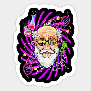 Professor Shonku - Satyajit Ray Sticker